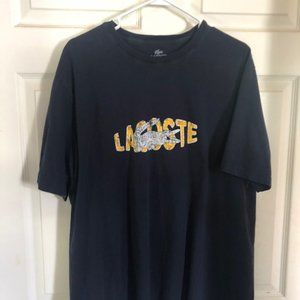 Men's Lacoste Navy Blue Tshirt sz 9